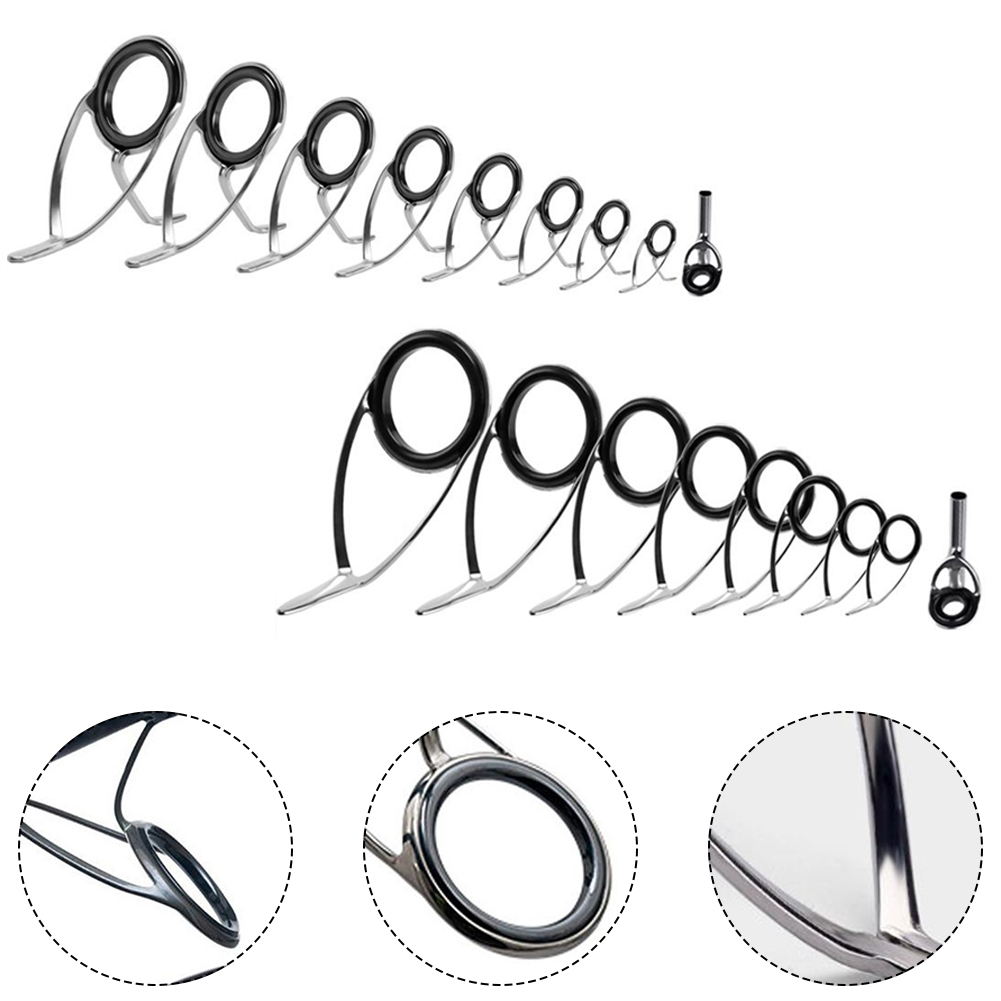 9 Stuks Hengel Geleider Kerami - Fishing Rod Guide Replacement recensie en prijs